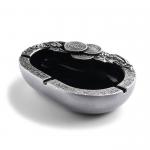 OEM ODM Sandblasting Portable Metal Pocket Ashtray Corrosion Resistance for sale