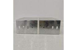 China Adjustable Height Silver Trough Cable Tray For Medium Duty Cable Organization supplier