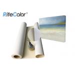 Water Based Inkjet Printable Canvas / 100% Cotton Art Canvas Rolls Matte Surface for sale