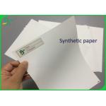 Non - Tearable 130um PET Synthetic Paper Of Printing With Laser Printer for sale