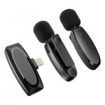 2.4Ghz Mini Microphone No App Needed Lavalier Wireless Microphone For Iphone for sale