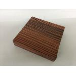 Red Color Wood Finisn Aluminum Door Frame Profile T5 For Building Materials for sale