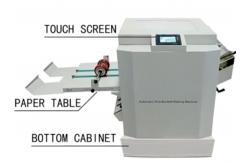 China Computerized Booklet Paper Folding Binding Machine Saddle Flat Stitch Binding Machine supplier
