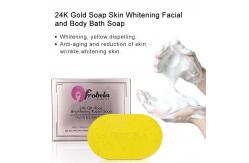 China OEM/ODM Glutathione Whitening Cleansing Bath Soap With 24k Gold Foil supplier