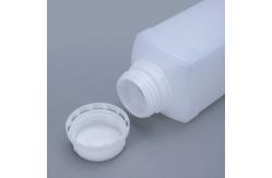 China 1000ML Square Plastic Bottle  For Liquid Reagent And Sample Storage supplier