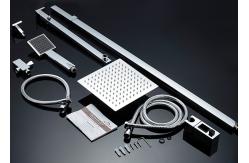 China ROVATE Solid Brass Rainfall Shower System Sanitary Ware 0 - 1.2MPa Water Pressure supplier