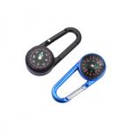 Aluminum Carabiner Snap Hook with a Compass Outdoor Camping Hiking Multifunctional snap for sale