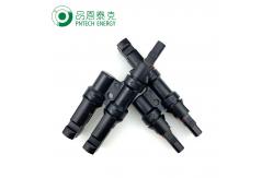 China IP67 Rated Copper Solar Branch Connector 1000VDC Tin Plated Contacts 30A Current supplier