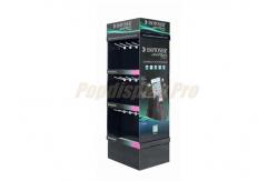 China Customized 3 Shelf Cardboard Display Stands With Hooks Structural Design supplier