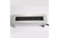 China 180 degree overturn angle motorized flip up socket  with button design EK6303 supplier