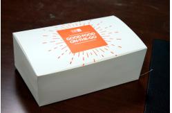 China Customized Design Cuboid Folded Cardboard Packaging Boxes For Snack Food supplier