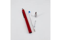 China Aluminum Barrel Soft Coating Soft Touch Press Ballpoint Pen School Stationary supplier