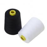 Sewing Thread 40/2 5000yds Factory Wholesale 100% Spun Polyester Dyed Raw Material for Garment Sewing for sale