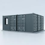 OEM Flatpack Foldable Converted Shipping Containers House 40ft