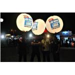 Nightlight Backpack Balloon Inflatable For Event Show for sale