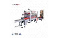 China Vertical 24v Carton Box Packing Strapping Machine 4000bph Automatic Box Packing supplier