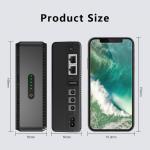 MINI DC UPS 12V 8800mah 10400mah 5V 9V 12V Mini Ups Backup Power For Wifi Router for sale