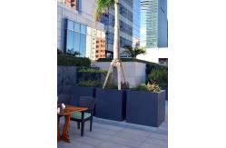 China Rectangular Modern Fiberglass Planters Customized 30-Day Crafted Timeless supplier
