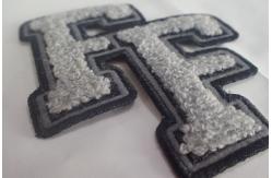 China 100% Towel Sew Chenille Custom Embroidered Patches supplier