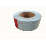 Safety Single Sided Dot C2 Reflective Tape , Vehicle Red White Conspicuity Tape for sale
