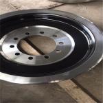 500 Ton Capacity Steel Railway Wheels Forging 500mm 900mm Diameter for sale