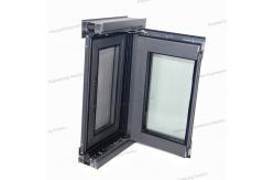 China Sound Insulation Aluminum System Window With Polyamide Strips Super Toughened Material supplier