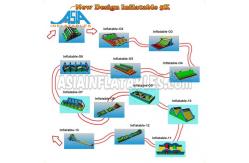 China High Security Inflatable Challenge Obstacle Course With Logo CE ROHS supplier