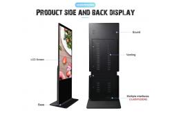 China Qunmao High Brightness Lcd Display Monitor Kiosk Indoor Bank Digital Signage supplier