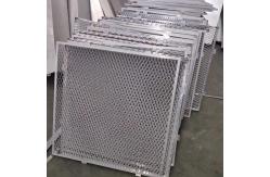 China Building Ceilings Aluminum Expanded Wire Mesh Facade Screen Building Material supplier