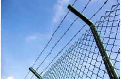 China Rot Proof Galvanized 6ft Chain Link Fence Panels BWG 11 12 13 supplier