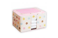 China Odorless Fabric Covered Storage Boxes , Dustproof Clothes Storage Bins ISO9001 supplier