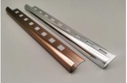 China C Channel Polishing Aluminium Edge Trim Profiles Curved Round Extrusion supplier