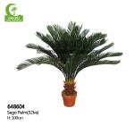 PE leaf H100cm Artificial Tropical Tree, Artificial Cycas Palm For Indoo Outdoor for sale