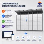 Winnsen Food Grade Smart Parcel Locker Temperature Controlled 24/7 for Ghost Kitchen for sale