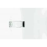 Food Grade Clear FDA 500ml Spice Herbs Square Glass Jars With Lid for sale