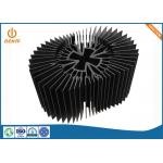 Anodized Black Aluminum Extrusion Processing Extruded Heat Sink Plates for sale