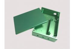 China Bright Green Extruded Aluminum Enclosures Digital Shell Polishing Surface supplier