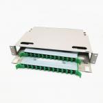 1U Aluminum Grey ODF Optical Fiber Distribution Box for sale