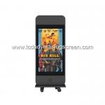 Tv Outdoor Digital Signage With Wheels , Android Advertising Screen for sale