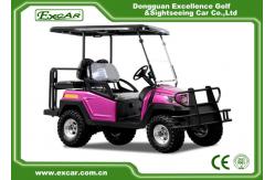 China Rose Color Electric Fuel Type 4 Wheel Electric Golf Car Electric Vehicle 48 Voltage Aluminium Framework supplier