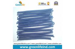 China Double 90degree Weld 120MM Length Plastic Spring Black Bungee Cords supplier