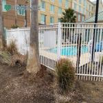 Side Tubular Steel Fence Space-Saving