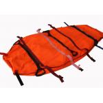 Orange Medical Emergency Rescue Equipment Foldable Air Vacuum Mattress Stretcher for sale
