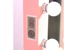 China Dimmable LED Lighted Makeup Mirror With Music Player And Adjustable Lights supplier