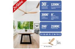 China 60 inches Modern Design Ceiling Fan with Remote Control and Natural Wind Install supplier
