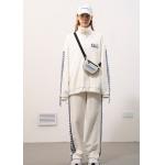 Zip Up Track Hiphop Windproof Soft Stripe Design Casual Stand Up Collar Jacket