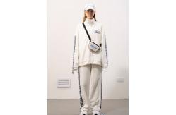 China Zip Up Track Hiphop Windproof Soft Stripe Design Casual Stand Up Collar Jacket supplier
