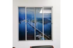 China 48x48 Horizontal Aluminum Sliding Window And Door With Four Track System supplier
