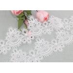6cm Width Water Soluble Lace Polyester Lace For Clothing Azo Free for sale