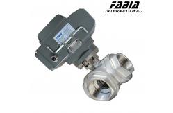 China Electric High Pressure 3 Way Ball Valve supplier